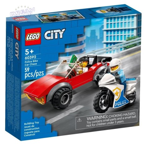 LEGO(R) CITY 60392 Motocykl policyjny - pościg...