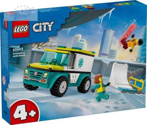 LEGO(R) CITY 60403 Karetka i snowboardzista