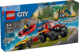 LEGO(R) CITY 60412 Terenowy wóz strażacki z łodzią