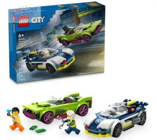 LEGO(R) CITY 60415 (6szt) Pościg radiowozu za muscle