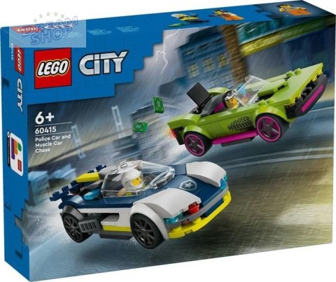 LEGO(R) CITY 60415 Pościg radiowozu za muscle carem