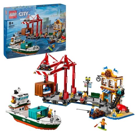 LEGO(R) CITY 60422 Port ze statkiem towarowym