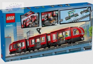 LEGO(R) CITY 60423 Tramwaj miejski ze stacją