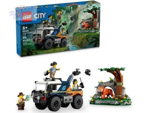 LEGO(R) CITY 60426 (3szt) Terenówka badacza dżungli