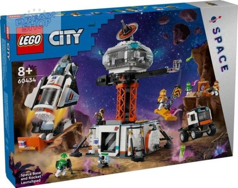 LEGO(R) CITY 60434 Stacja kosmiczna i stanowisko s..