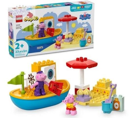 LEGO(R) DUPLO 10432 (4szt) Peppa i rejs łodzią