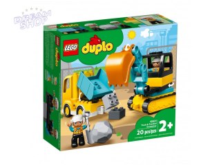 LEGO(R) DUPLO 10931 Ciężarówka i koparka gąsienico