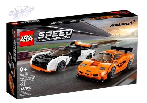 LEGO(R) SPEED CHAMPIONS 76918 McLaren Solus GT & M..