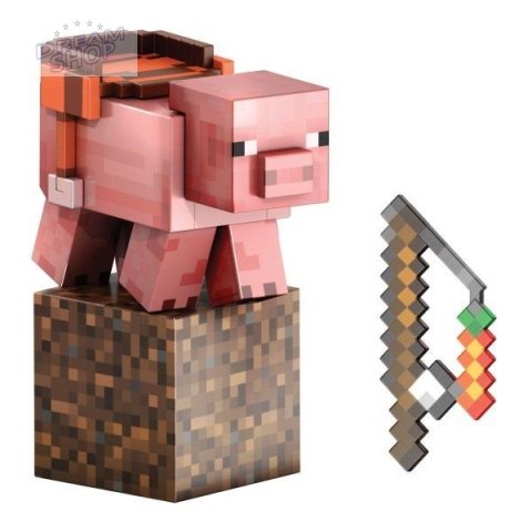 Minecraft Diamentowy Poziom Świnia Figurka