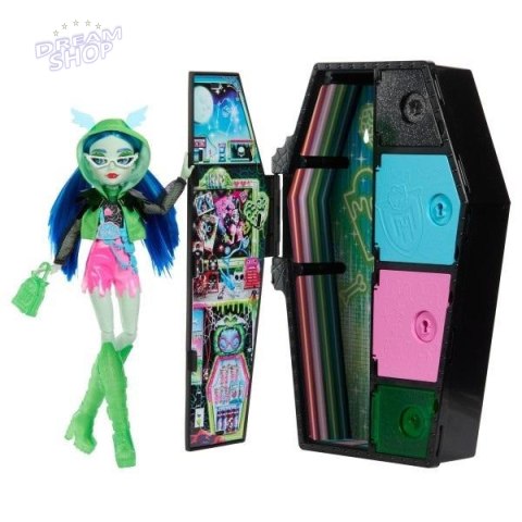 Monster High Straszysekrety Ghoulia Yelps neon