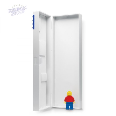 Piórnik z kolorowymi płytkami i minifigurką LEGO (bez wyposażenia)