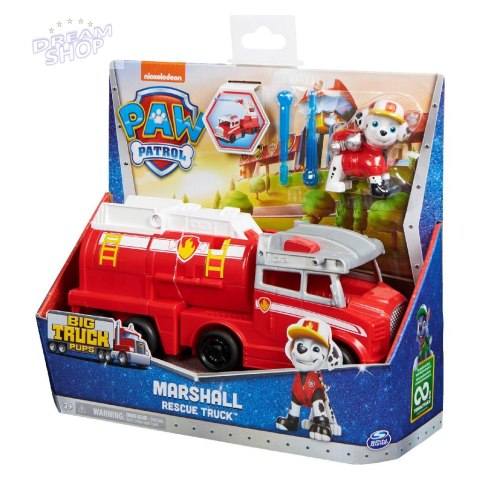 Psi Patrol pojazd Big Truck Pups Deluxe Marshall