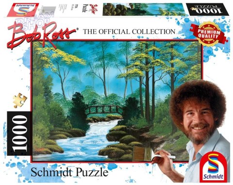 Puzzle 1000 Bob Ross, Samotny most