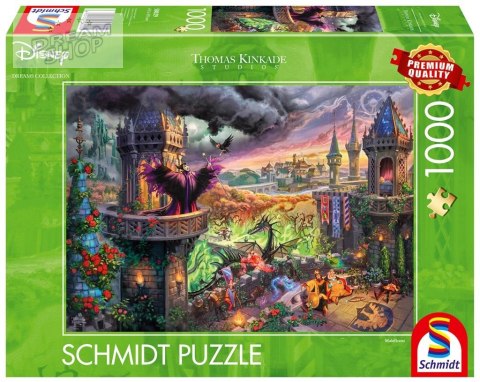 Puzzle 1000 Thomas Kinkade, Czarownica Disney