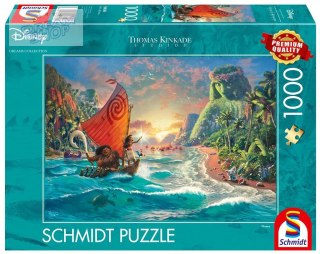 Puzzle 1000 Thomas Kinkade, Vaiana: Skarb oceanu