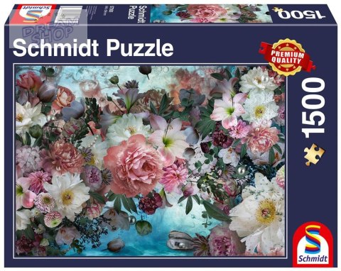 Puzzle 1500 Kwiaty pod wodą