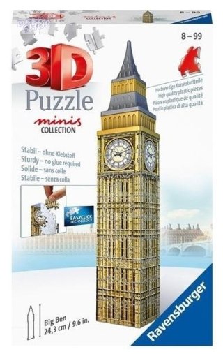 Puzzle 3D 54 Mini budynki: Big Ben