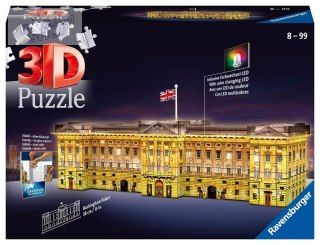 Puzzle 3D Budynki nocą: Pałac Buckingham