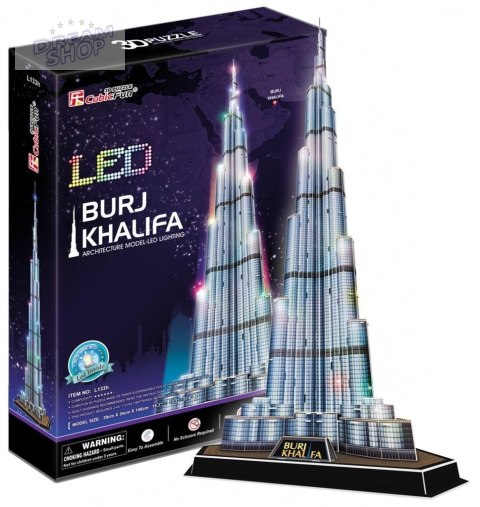 Puzzle 3D Burj Khalifa LED