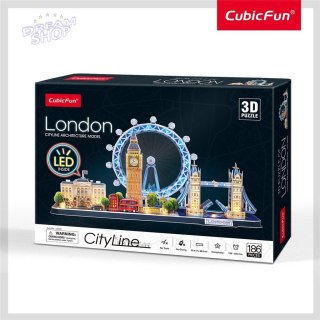 Puzzle 3D Cityline Londyn led