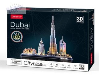 Puzzle 3D Dubai LED