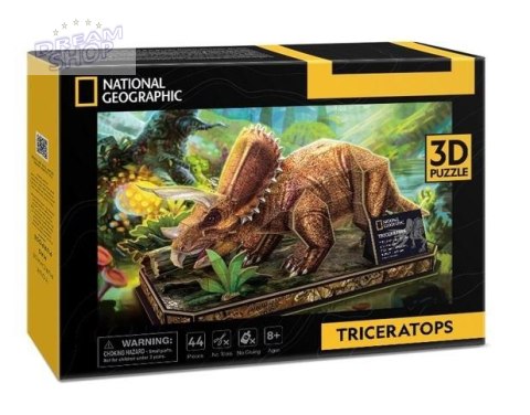 Puzzle 3D National Geographic Triceratops