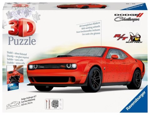 Puzzle 3D Pojazdy: Dodge Challenger R/T Scat Pack