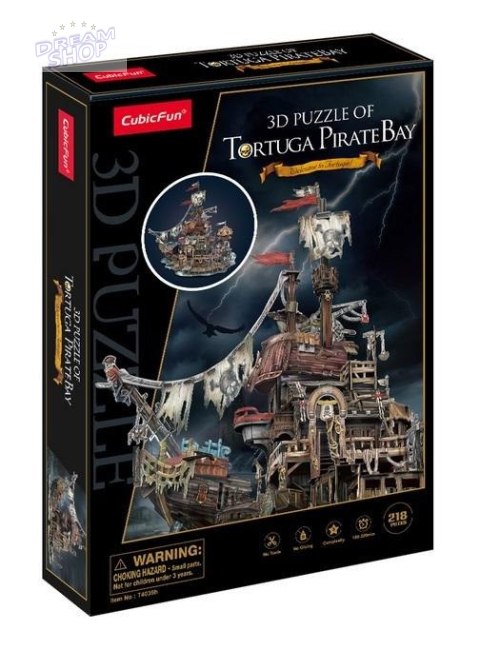 Puzzle 3D Zatoka piratów