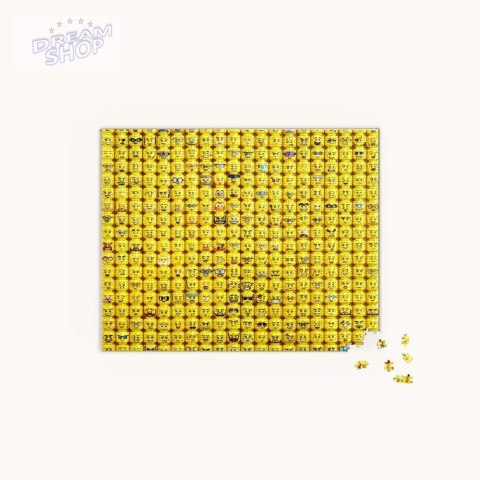 Puzzle LEGO Minifigure Faces (1000 elementów)