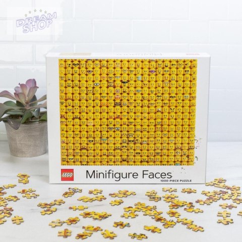 Puzzle LEGO Minifigure Faces (1000 elementów)