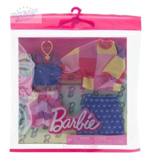 Barbie ubranka + akcesoria 2-pak HRH42