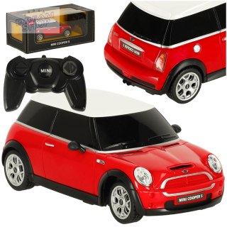 Samochód zdalnie sterowany Rastar 15000 MINI COOPERS 1:27 czerowny