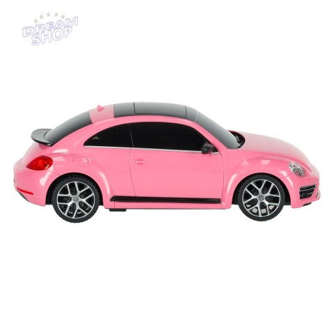 Samochód zdalnie sterowany Rastar 76200 Volkswagen Beetle 1:24 różowy