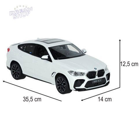 Samochód zdalnie sterowany Rastar 99200 BMW X6 M 1:14 biały