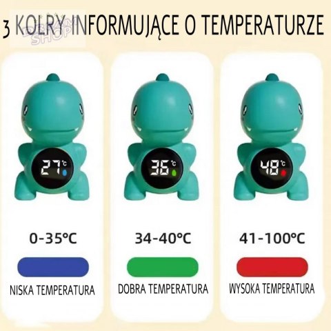 WOOPIE Termometr Do Mierzenia Temperatury Wody Niebieski