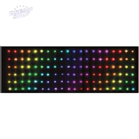 LAMPKI CHOINKOWE KURTYNA ŚWIETLNA ZEW/WEW 120 LED 300X60CM Z PILOTEM RGB