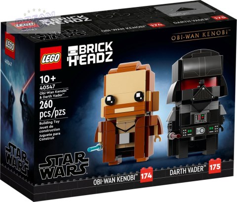 LEGO 40547 BrickHeadz Obi-Wan Kenobi i Darth V