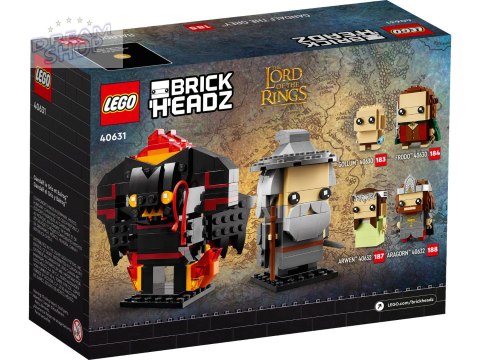 LEGO 40631 BrickHeadz Gandalf Szary i Balrog