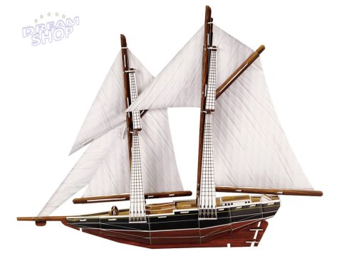 Puzzle 3D statek żaglowiec BLUENOSE 80 ele ZA2906