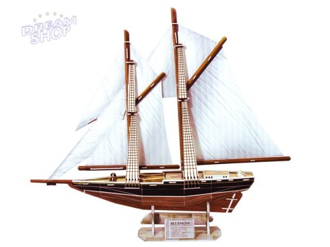 Puzzle 3D statek żaglowiec BLUENOSE 80 ele ZA2906