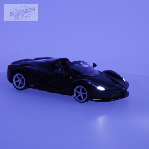 Samochód zdalnie sterowany Rastar 75800 Ferrari LaFerrari Aperta 1:14 czarny