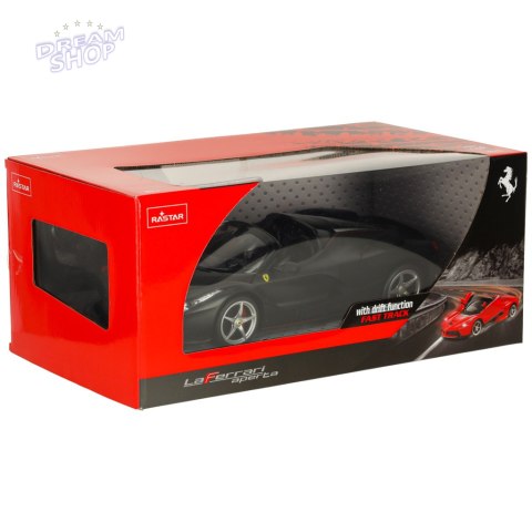 Samochód zdalnie sterowany Rastar 75800 Ferrari LaFerrari Aperta 1:14 czarny