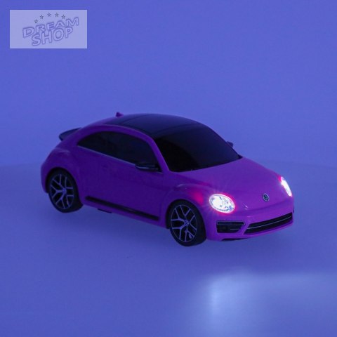 Samochód zdalnie sterowany Rastar 78000 Volkswagen Beetle 1:14 różowy