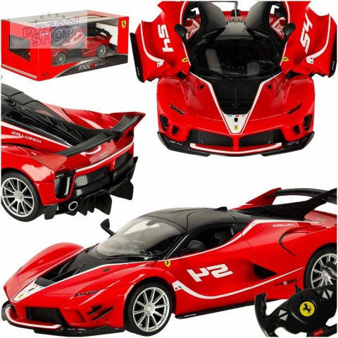 Samochód zdalnie sterowany Rastar 79200 Ferrari FXX 1:14 czerwony