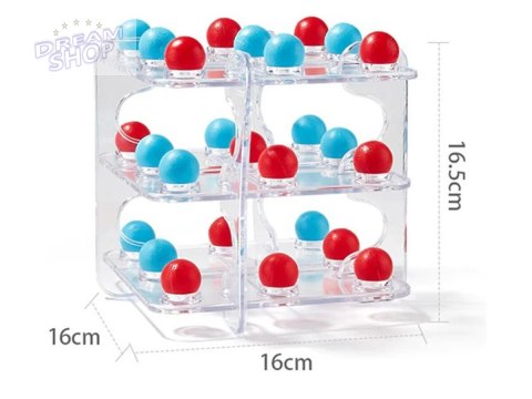 Gra logiczna TIC TAC TOE Układanka Łamigłówka, Kółko Krzyżyk 3D, 3 w Rzędzie