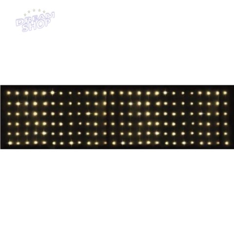 LAMPKI CHOINKOWE KURTYNA ŚWIETLNA ZEW/WEW 240 LED 600X60CM Z PILOTEM CIEPŁY BIAŁY