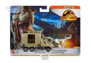 Matchbox Jurassic World Transporter z Baryonyxem