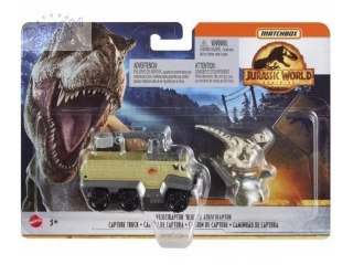 Matchbox Jurassic World Transporter z Welocirapto