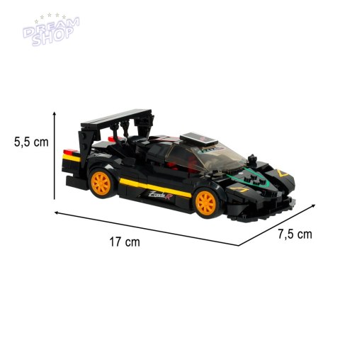 Samochód Rastar 93900-B pagani Zonda R 1:28 klocki 387 el.