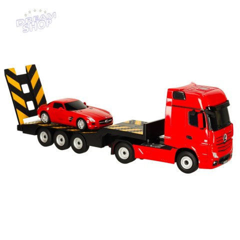 Samochód zdalnie sterowany Rastar 74920 Mercedes-Benz Actros 1:26 czerowny